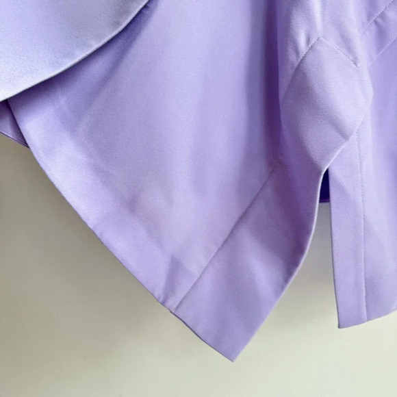 Carven Lilac Purple High Waist  Mini Skirt 36/S - Picture 5 of 7